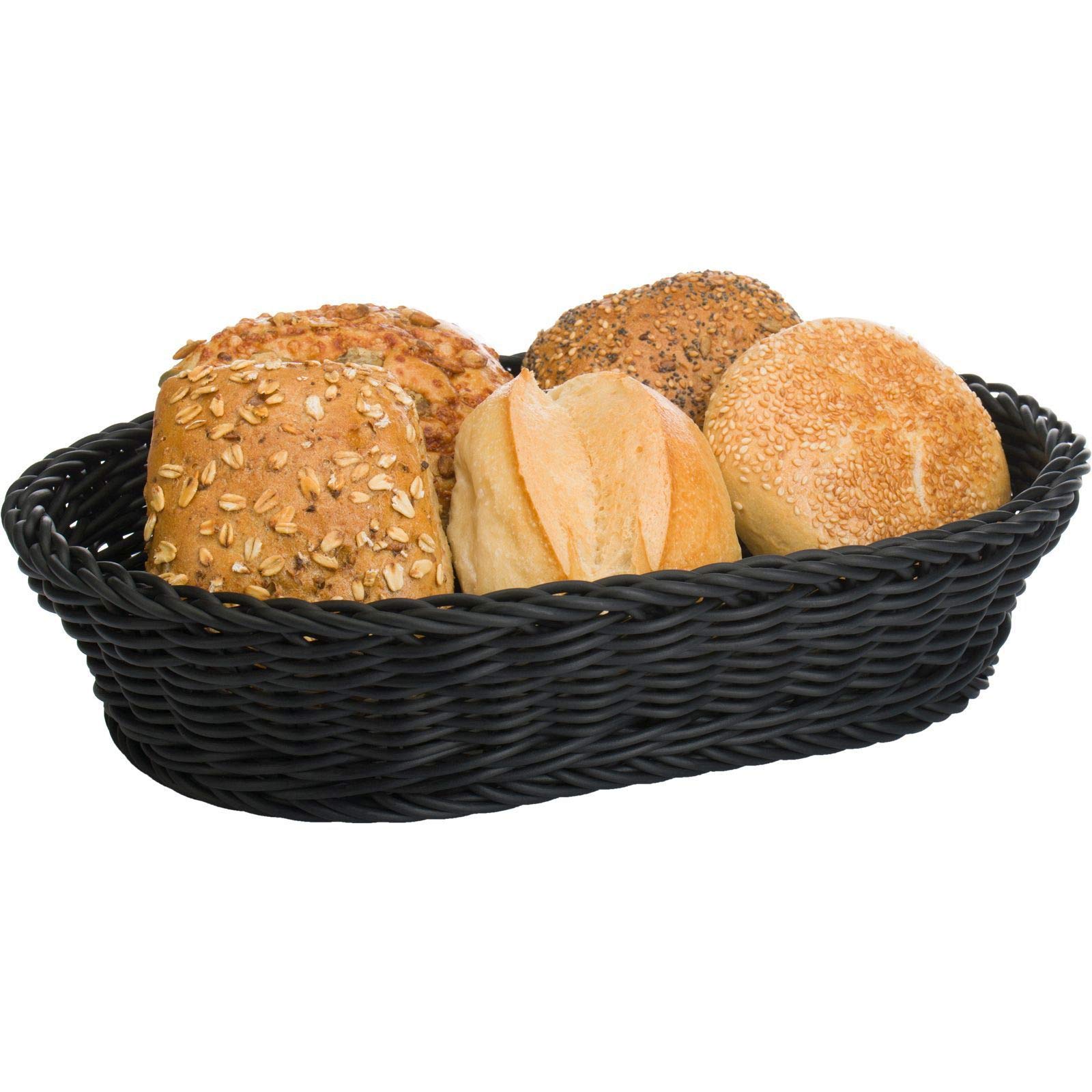 Panier multi-usage Westmark ovale noir 32 cm pour hôtellerie corbeille à pain durable
