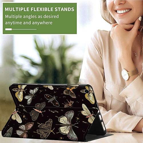 Vista 327 de Funda para Kindle de 6 pulgadas (11.ª generación, versión 2024/2022) delgada de piel sintética, ajustable, multiángulo, Smart Shell con función