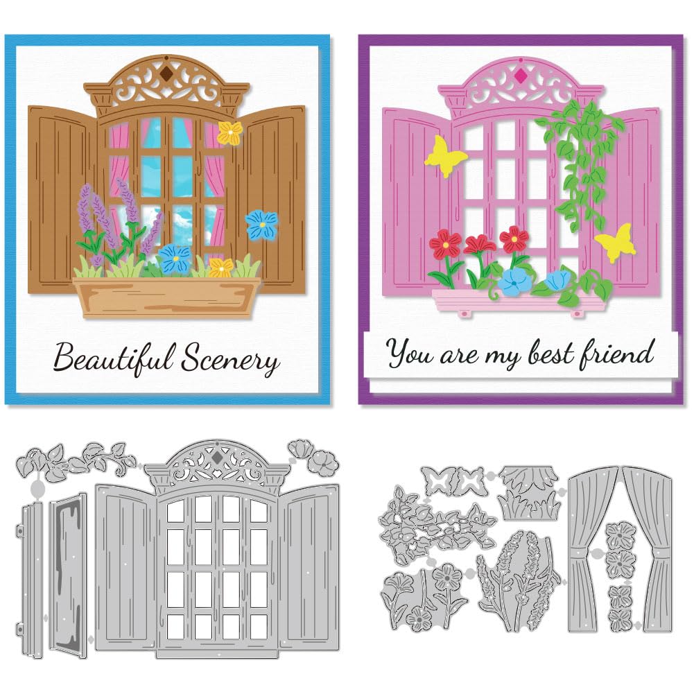 DELORIGIN Provencal Window Die Cuts