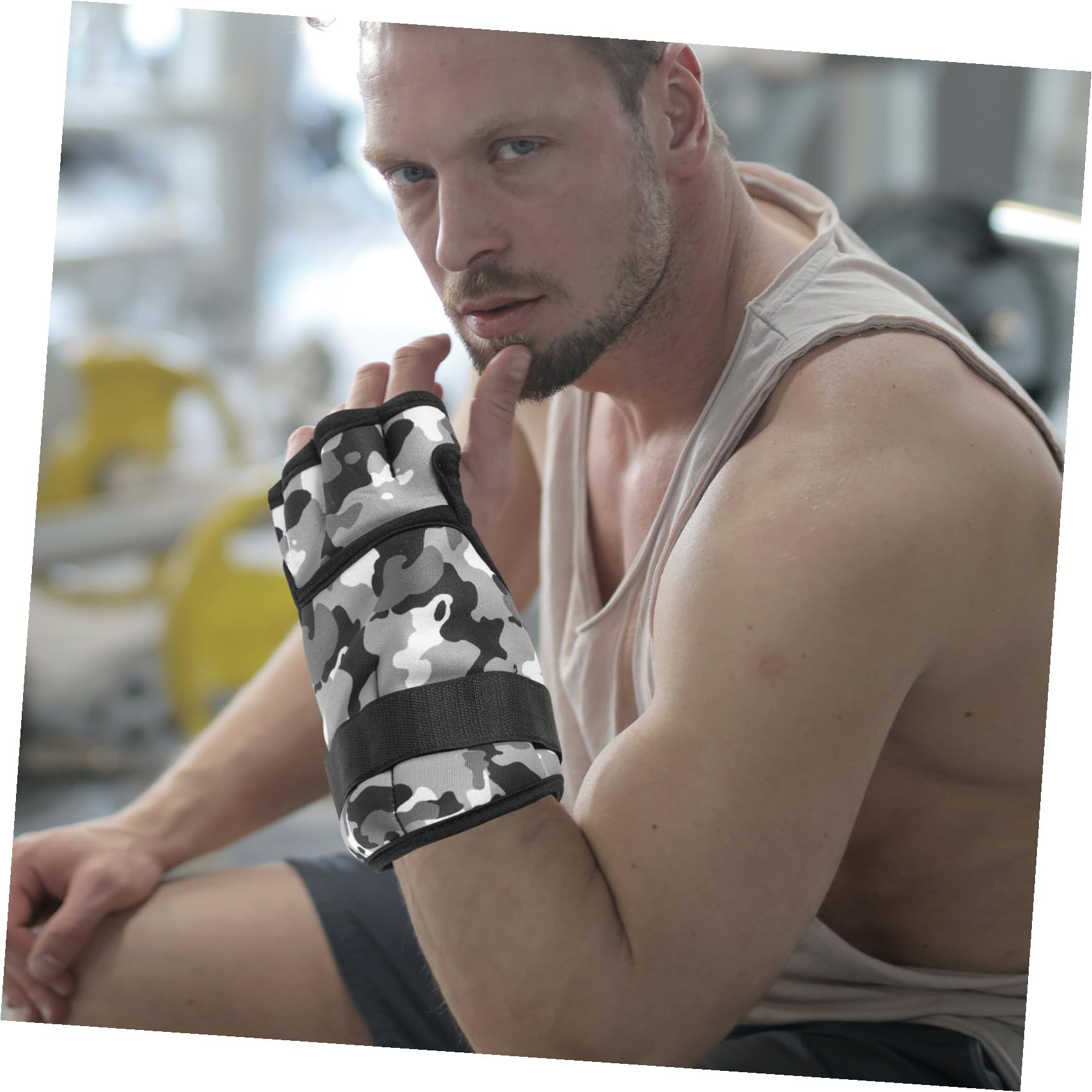 Pesas de Tobillo Ajustables para Entrenamiento Correas Adhesivas, Peso 0.5kg, Material Poliéster E Hierro, Ideales para Correr y Ejercicios de Resistencia