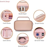 Vista 39 de Elonbo Funda de transporte para calculadora gráfica de color Casio fx-CG50 PRIZM/fx-9750GIII/991ES Plus/ 991CW/ 115ES Plus/300ES/300MS estándar Negro