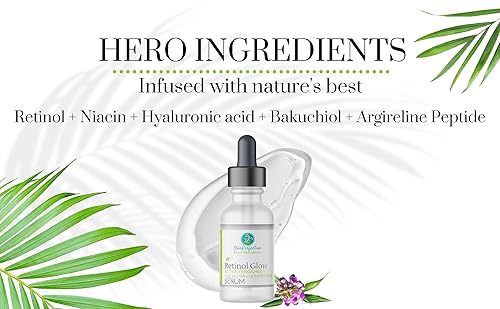 Miniatura 5 de Skin Perfection Retinol Glow Serum Anti-envejecimiento Cara Cuello Decollete Crema Renovadora Rejuvenecimiento Péptido Argireline Bakuchiol