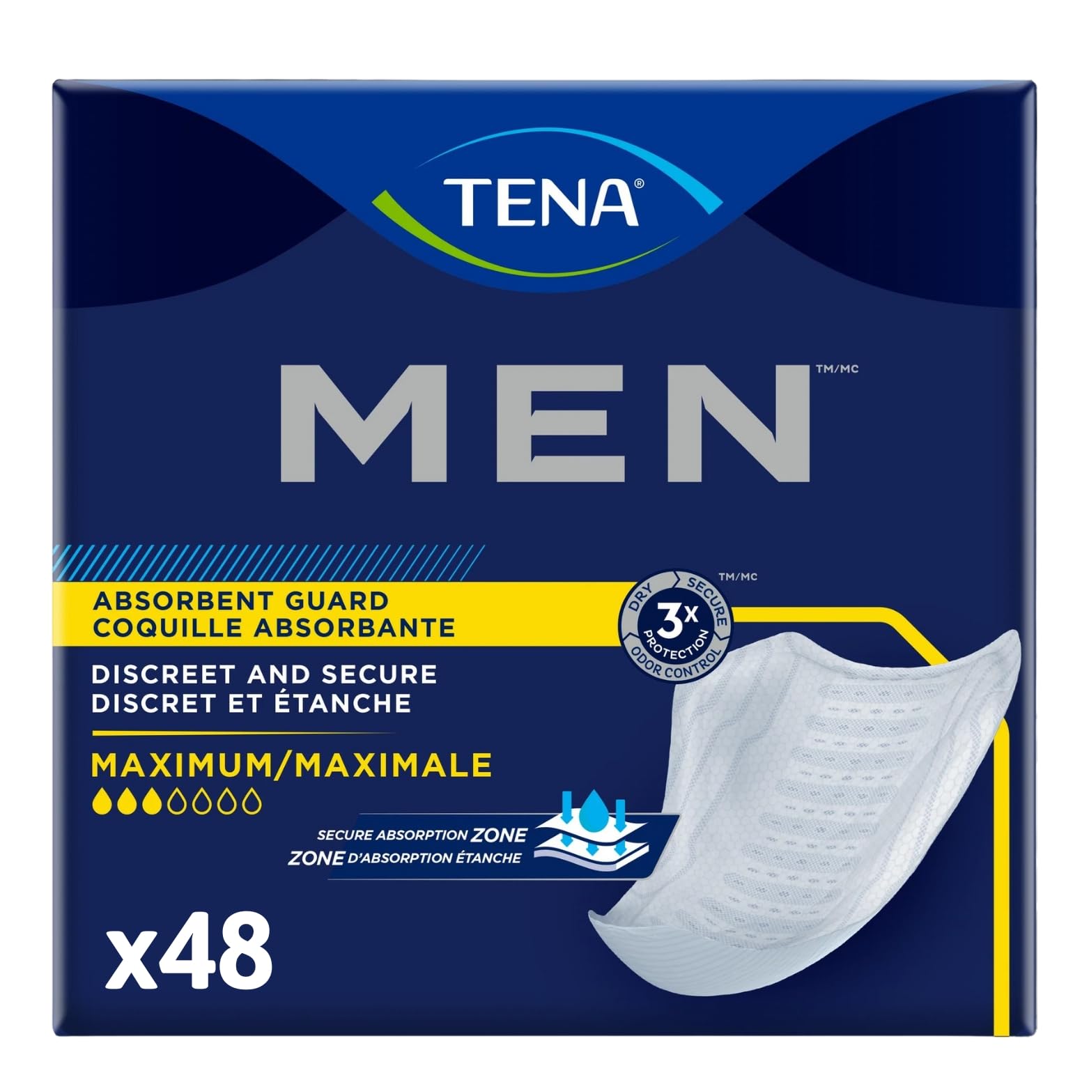 Men Incontinence Protective Guard Level 2 48 Count
