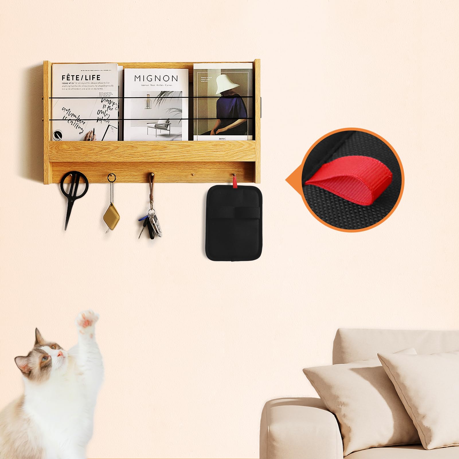 TroisAmis Gant d'épilation d'animaux pour chiens et chats, gants électrostatiques pour enlever les poils d'animaux domestiques, gants pour enlever les poils de chiens et chats pour meubles, canapés