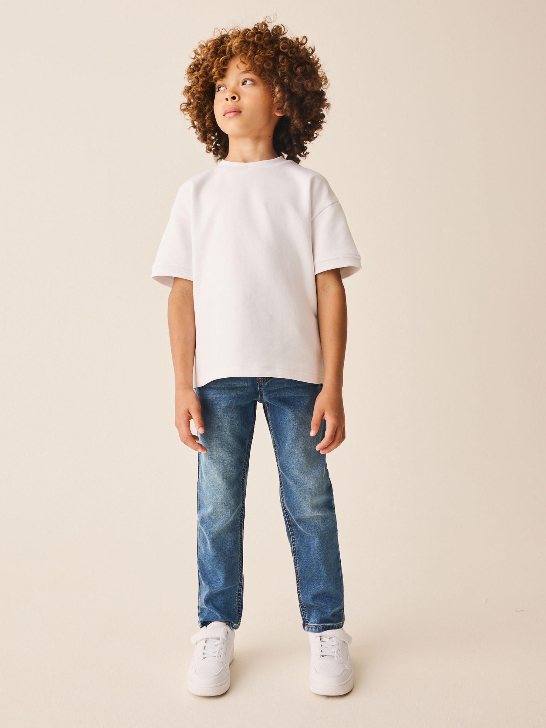NEXT Garçon Jean Stretch Standard à Taille élastique