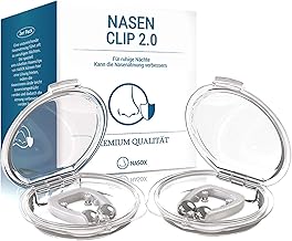 Nose Clip - Improved Concept 2021 I New Nose Clip with Carrying Case I Anti Snoring Aid I Anti Snoring Stopper I Anti Snoring Aid for Quiet Nights I Pack of 2