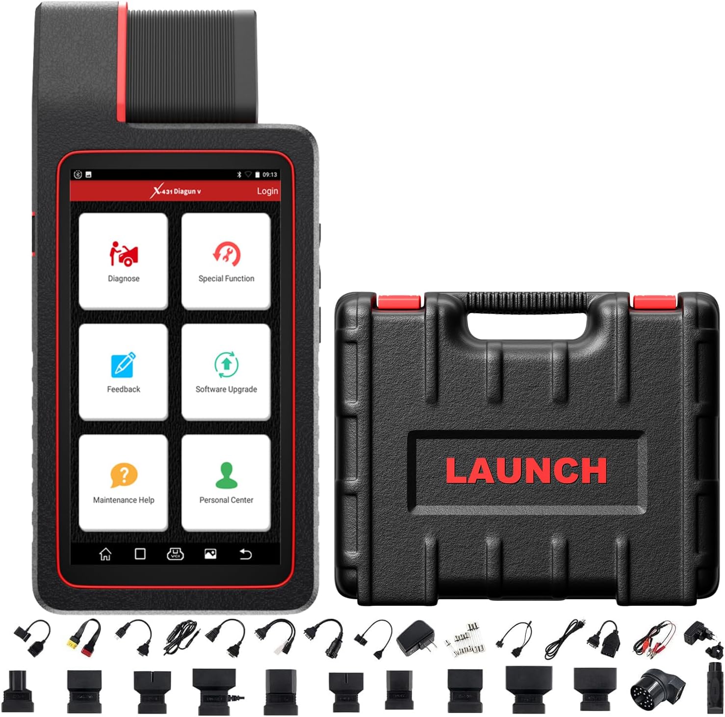 2026 Elite LAUNCH X431 Diagun V Bi-Directional Scan Tool,ECU Code,35+ Reset Service Functions,OEM Full System Diagnostic for All Cars,AutoAuth for FCA SGW,V.A.G Guide,2-Year Free Update