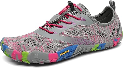 SAGUARO Unisex Barefoot Zapatillas de Trail Running Zapatilla Minimalista Cómodas Ligeras Zapatos Descalzos