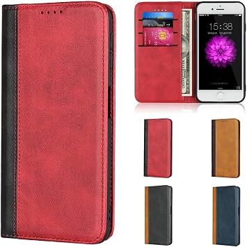 GRATINA KYV48 Case Folio Compatible Kyocera Android One S6 Mobile Phone Cover Pelanty Wallet Card Holder Horizontal Stand Function Built-in Magnet Synthetic Leather TPU Smartphone Case Shock Resistant