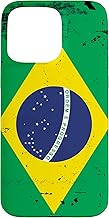 Brazil Vintage Brazilian Flag Case for iPhone 15 Pro Max