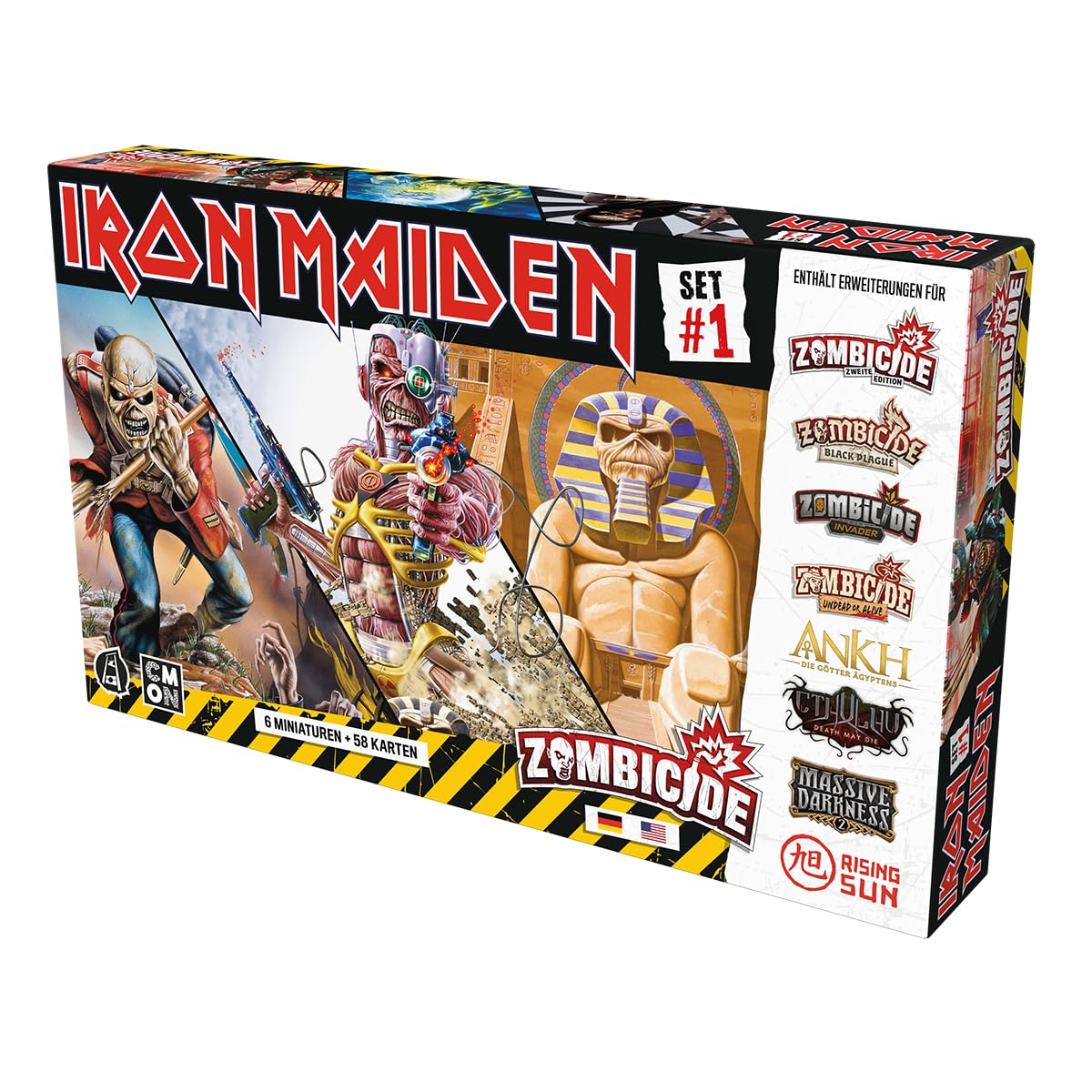 Asmodee gmbH Zombicide: Iron Maiden Charackter Pack 1