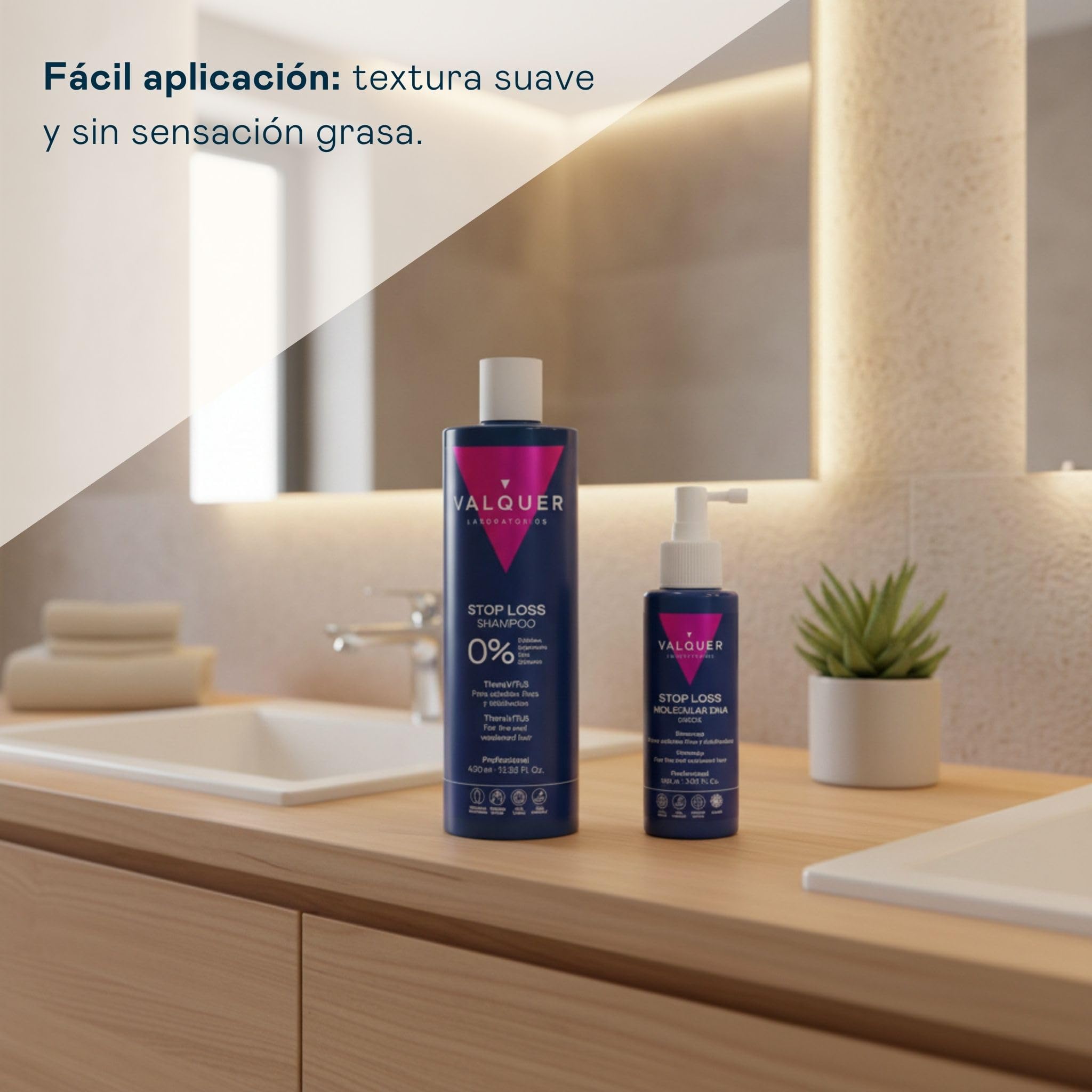Valquer Pack Anticaída Intensivo Fórmula Zero, Champú 400 ml y Loción Shock 100 ml