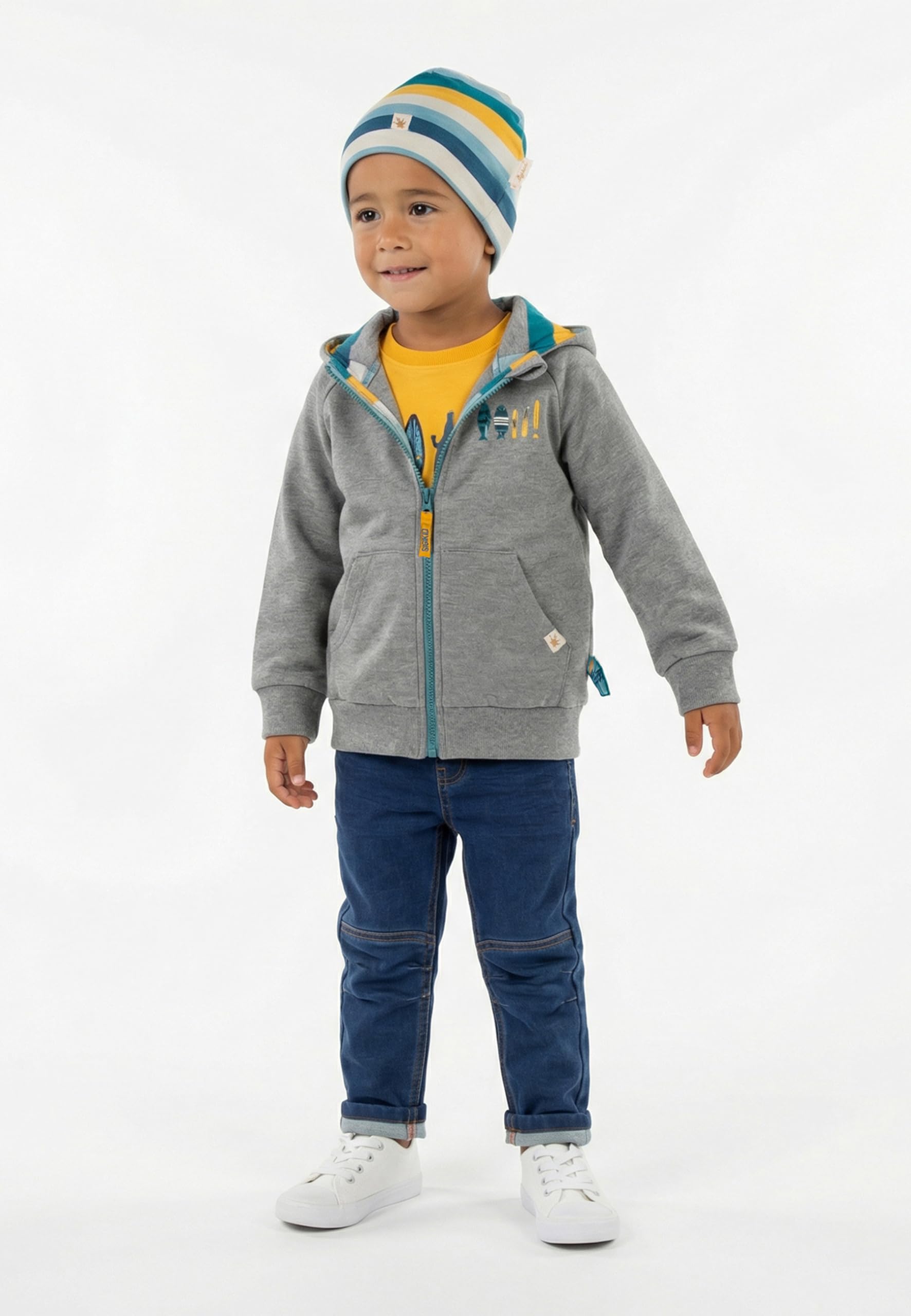 Sigikid Jungen Sigikid Kinder Sweatjacke für Jungen in Den Größen 98 Bis 128 Sweatjacke (1er Pack)