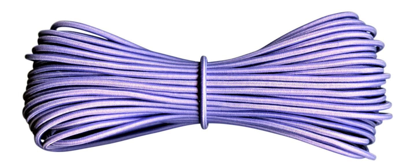 Round Elastic Cord - 3 mm diameter - Lilac - 100 metres — image 1