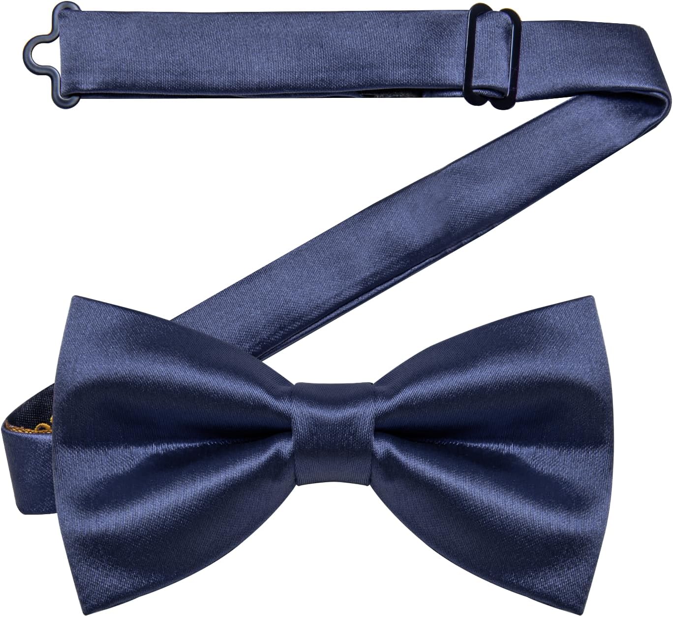 Pre-Tied Bow Tie Satin Solid Bowtie Adjustable Tuxedo Bowties for Men and Boys