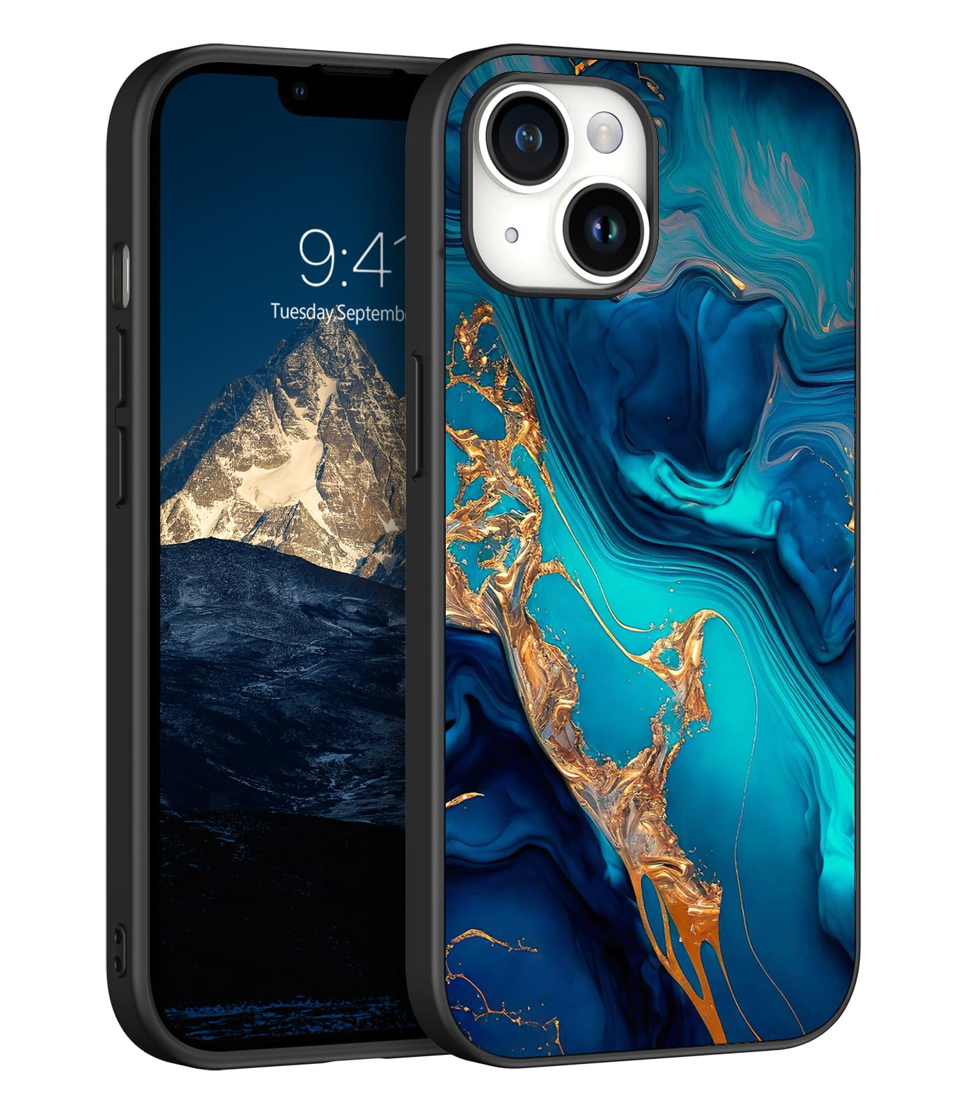 GaoBao for iPhone 13 Case Shockproof, Slim Fit iPhone 13 Phone Case Glow in The Dark