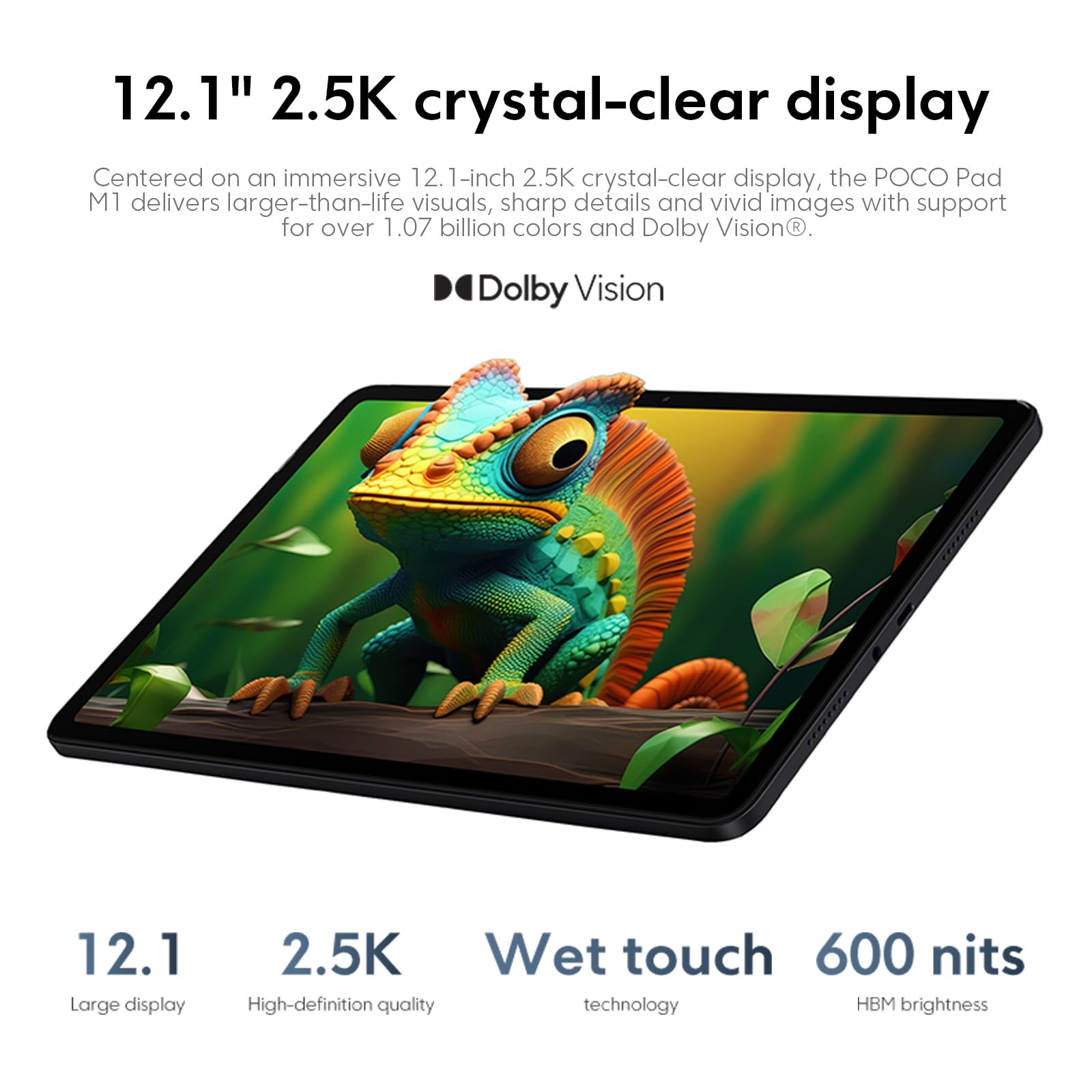 Amazon.co.jp: Xiaomi POCO Pad M1 8GB+256GB 12.1インチ クリスタル大