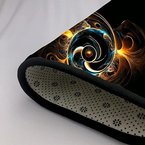 Miniatura 7 de Alfombra antideslizante de arte abstracto para sala de estar, comedor, dormitorio, cocina, 8 x 10 pies, alfombra de arte abstracto, tapete de yoga