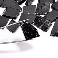 Vista 56 de Natural Yaxaite Raw Slice Gemstone- Healing Crystals for DIY Jewelry Making -Loose Natural Cabochon -Perfect for Crafting Unique Jewelry Designs