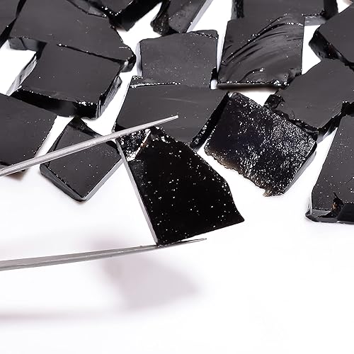 Miniatura 56 de Natural Yaxaite Raw Slice Gemstone- Healing Crystals for DIY Jewelry Making -Loose Natural Cabochon -Perfect for Crafting Unique Jewelry Designs