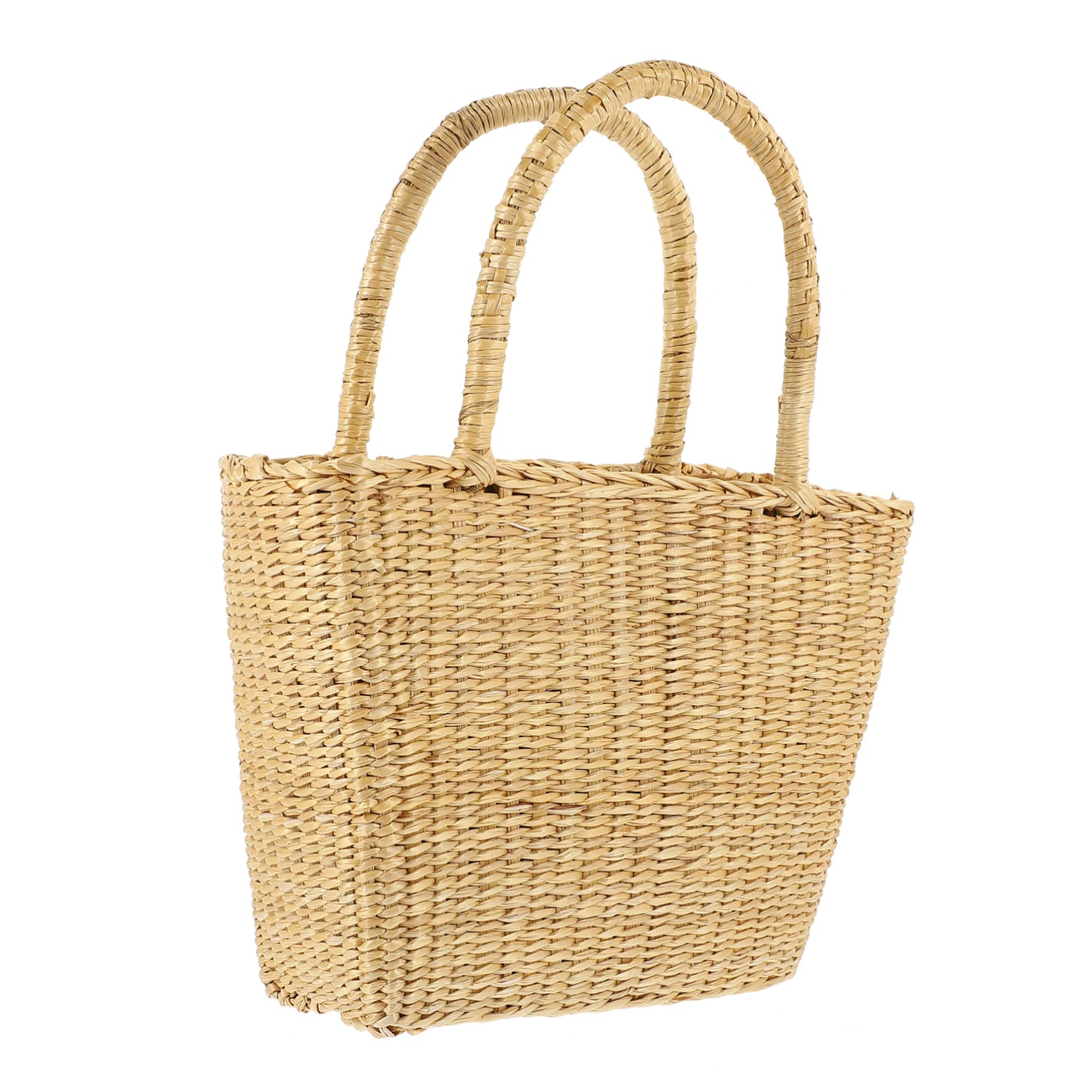 LIFKOME 2pièces De Plage Tissé Main Cabas Pour Voyage Style Pastoral Et Pratique