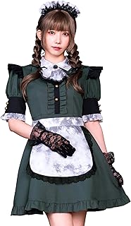 クリアストーン(Clearstone) ネオゾンビ コスプレ ハロウィン ホラーハウスメイド レディース グレー