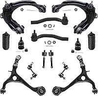 Vista 74 de Detroit Axle - Kit de suspensión frontal de 15 piezas para Jeep Grand Cherokee 99-04 1999 2000 2001 2002 2003 2004, brazos de control superior e