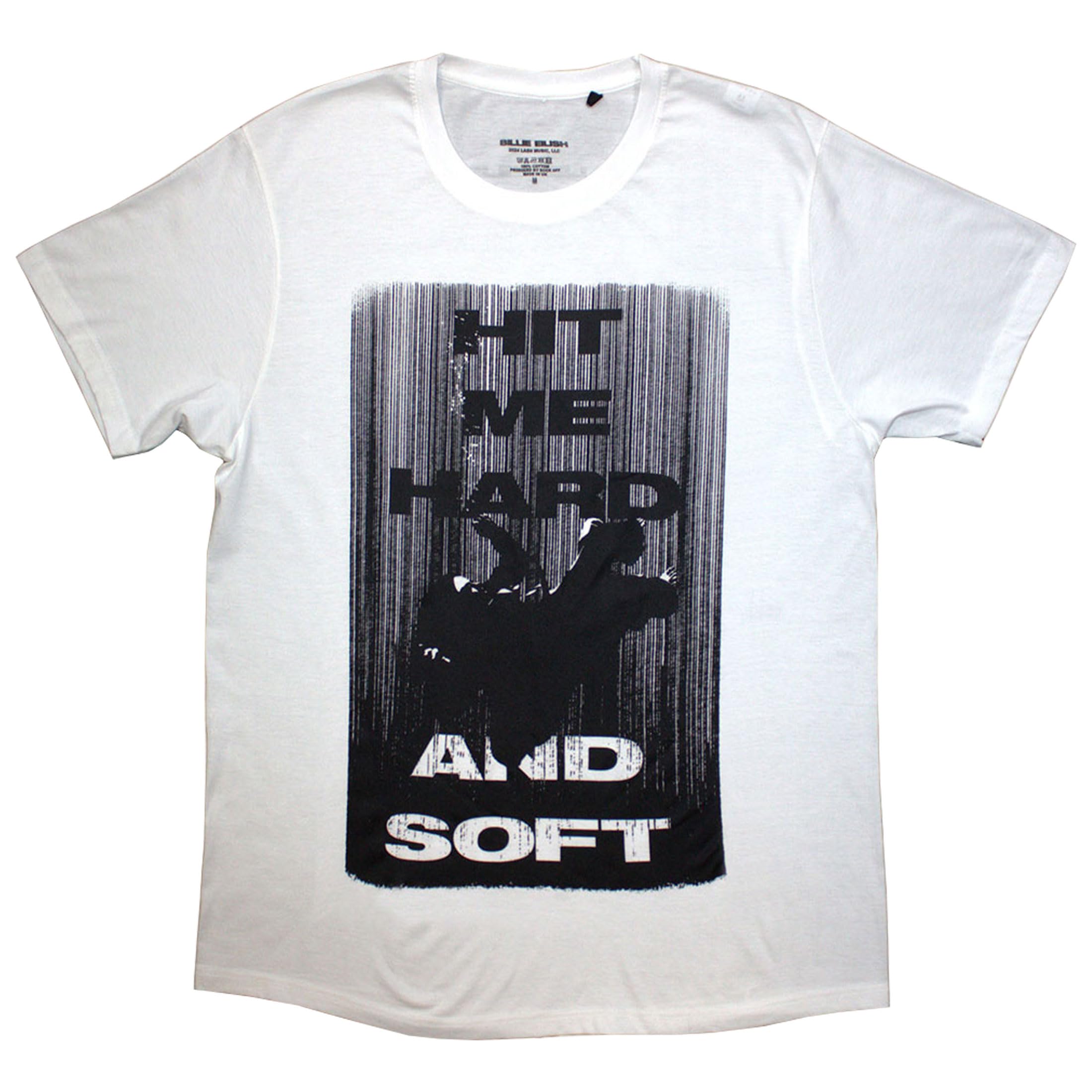Rock Off officially licensed products Billie Eilish Hit Me Hard and Soft Falling T Shirt M White