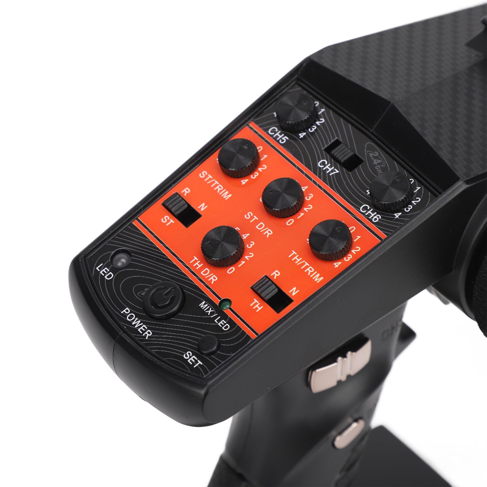 Kontroler Cheotime 2.4GHz RC, 7CH nadajnik radiowy Rezontrolowy RC System radiowy RC nadajnik zdalny Kontroler dla łodzi Crawlera RC
