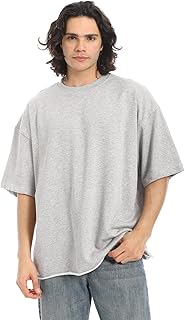 تيشرت كبير الحجم برقبة دائرية للرجال من ريد سيركل