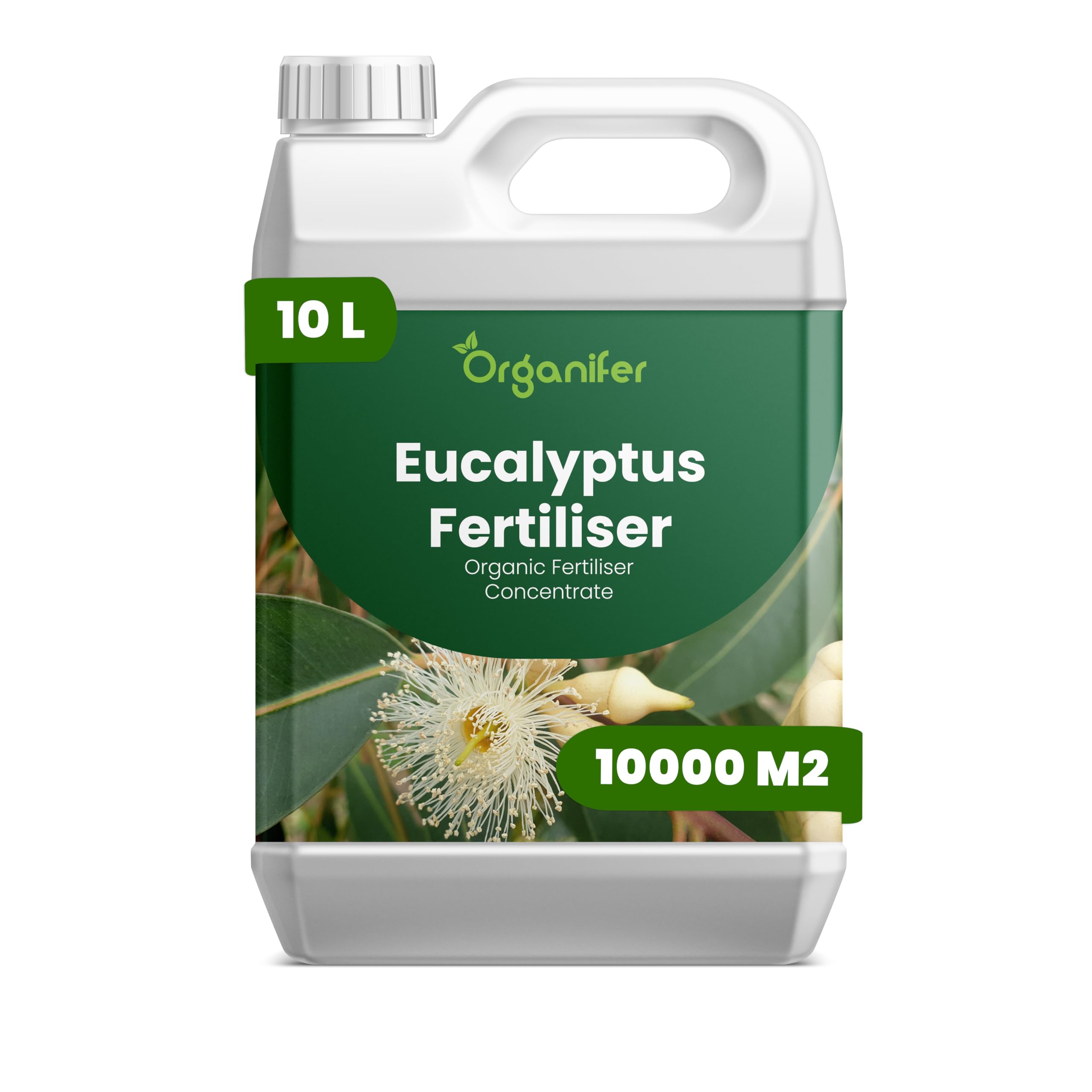 Fertilizante Líquido - 10L - Para Eucalipto - NPK 3-4-3 | Plantas Robustas Y Crecimiento Óptimo - Organifer