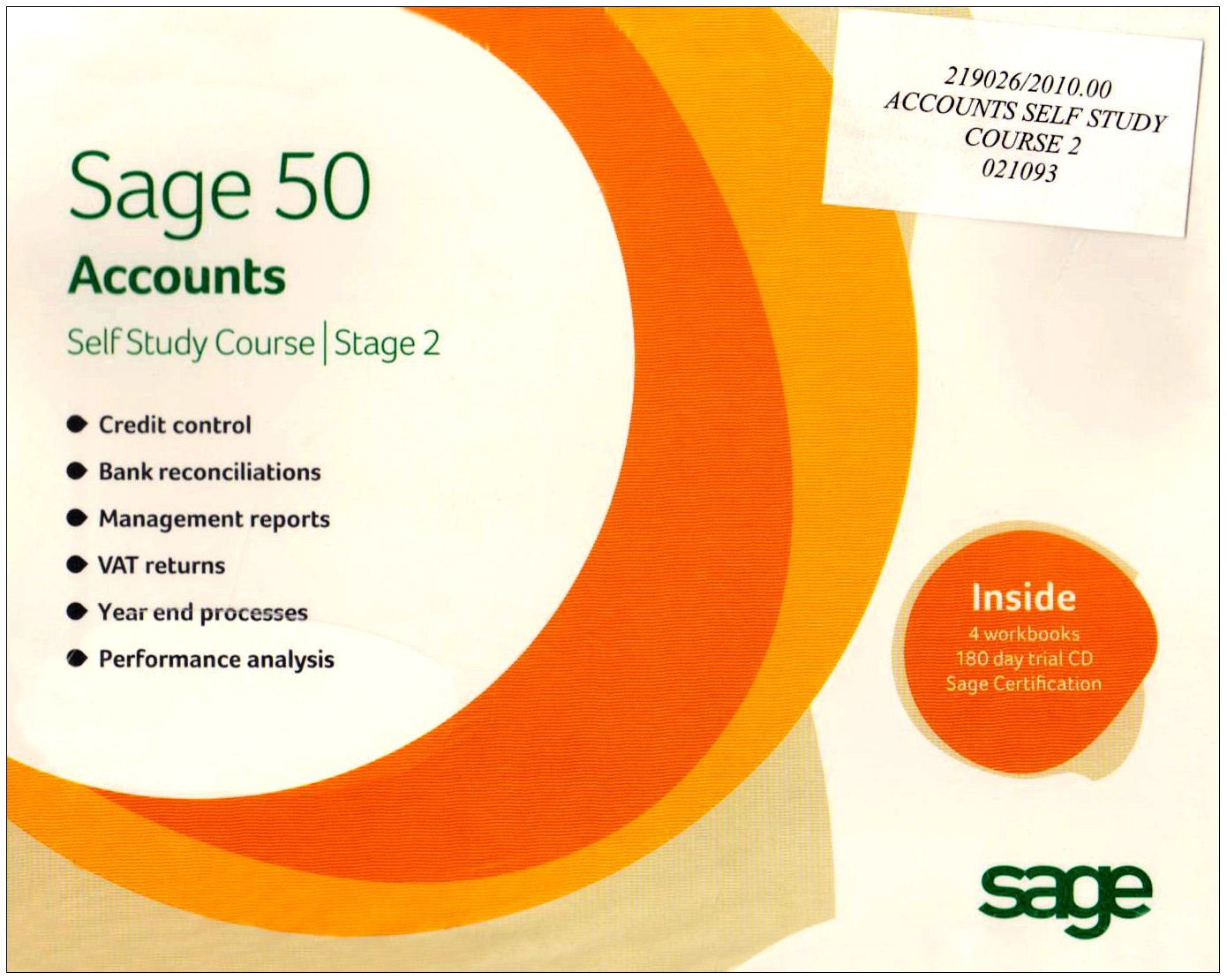 Stage 2 (Sage 50 Accounts 2010 Self Study Course)