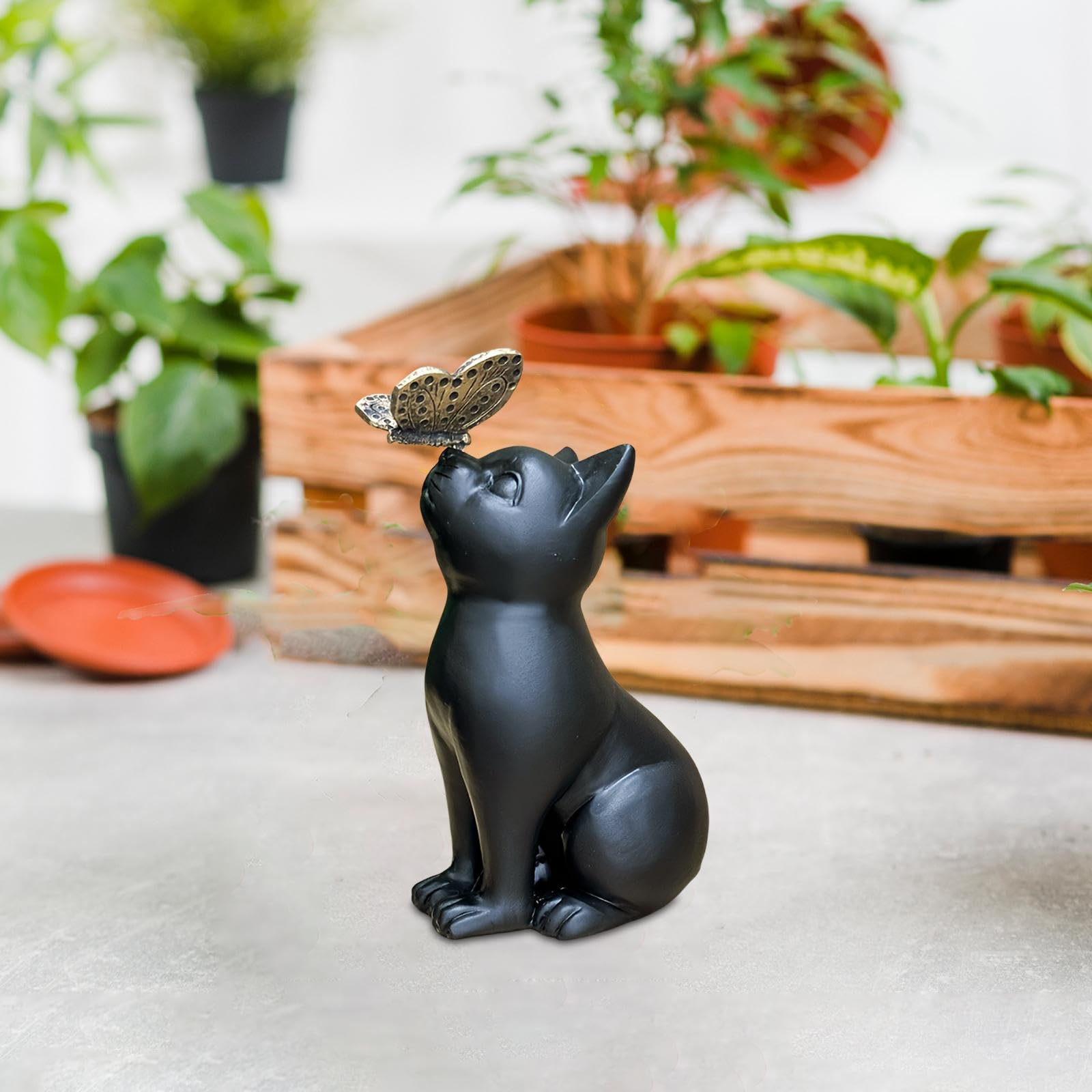 猫の置物 Amazon.co.jp: ZGUZMCMK 猫の置物、楽しい弔いの贈り物、自宅用の猫の