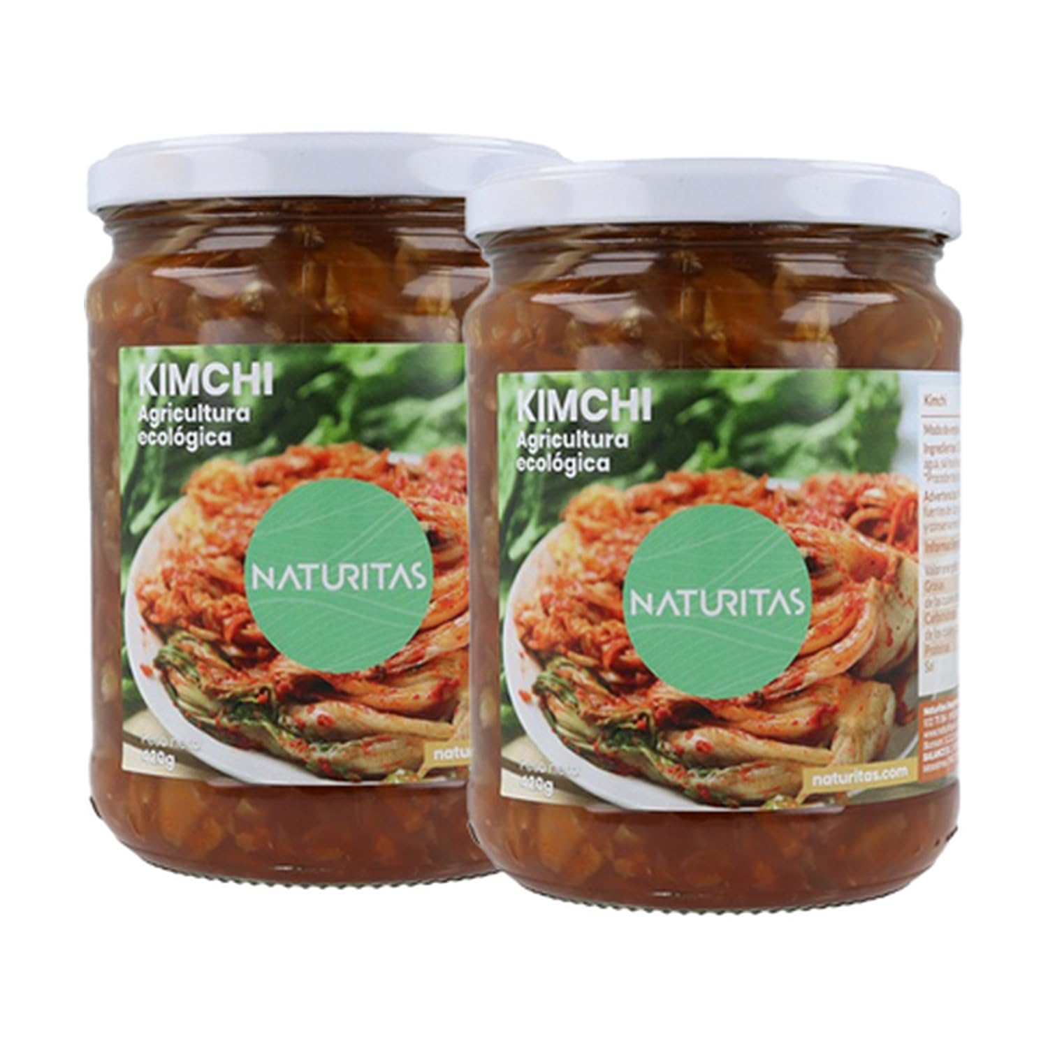 Naturitas Essentials Pack Kimchi Bio 2x420g Cabbage Kimchi Conservas