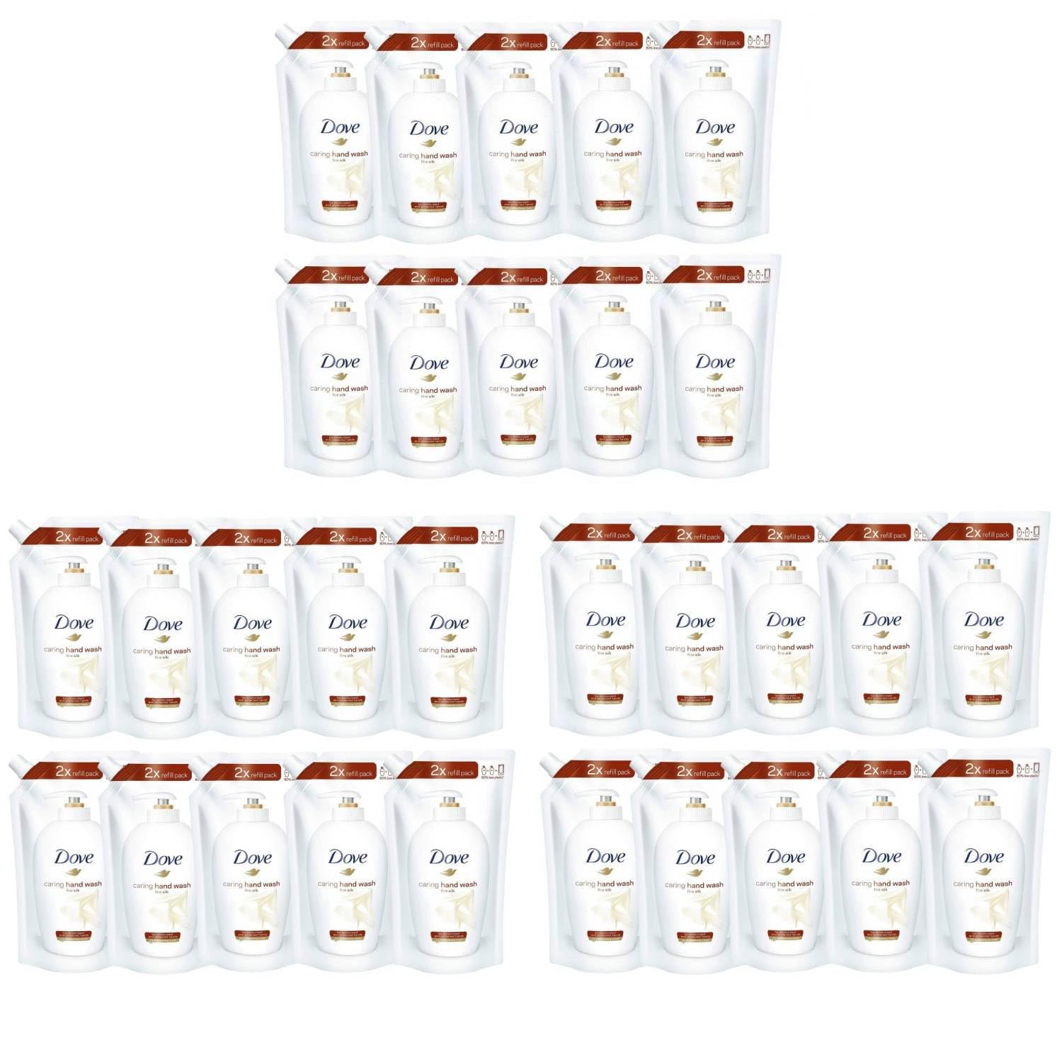 Dove Eco-Ricarica Sapone Liquido Mani Corpo Viso Seta Preziosa 500ml (30)