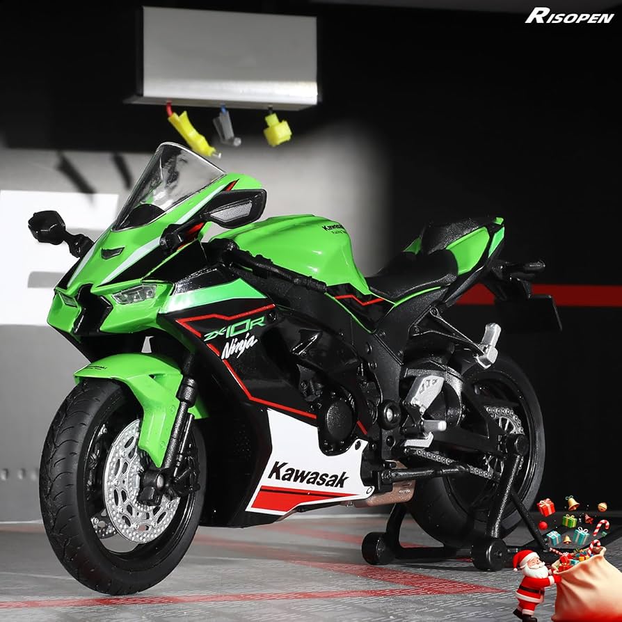 Amazon.com: Risopen 1:12 Motorcycle Model Toy for Kawasaki Ninja