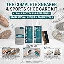 Shoe DP Gel 200ML and Deo 200ML with Brush Shoe Cleaner Kit for Sneakers and White Shoes with Cleaning Brush Premium Sneaker Cleaner Kit for Leather Sports Casual Shoes Men and Women Deep Shoe Care gallery image