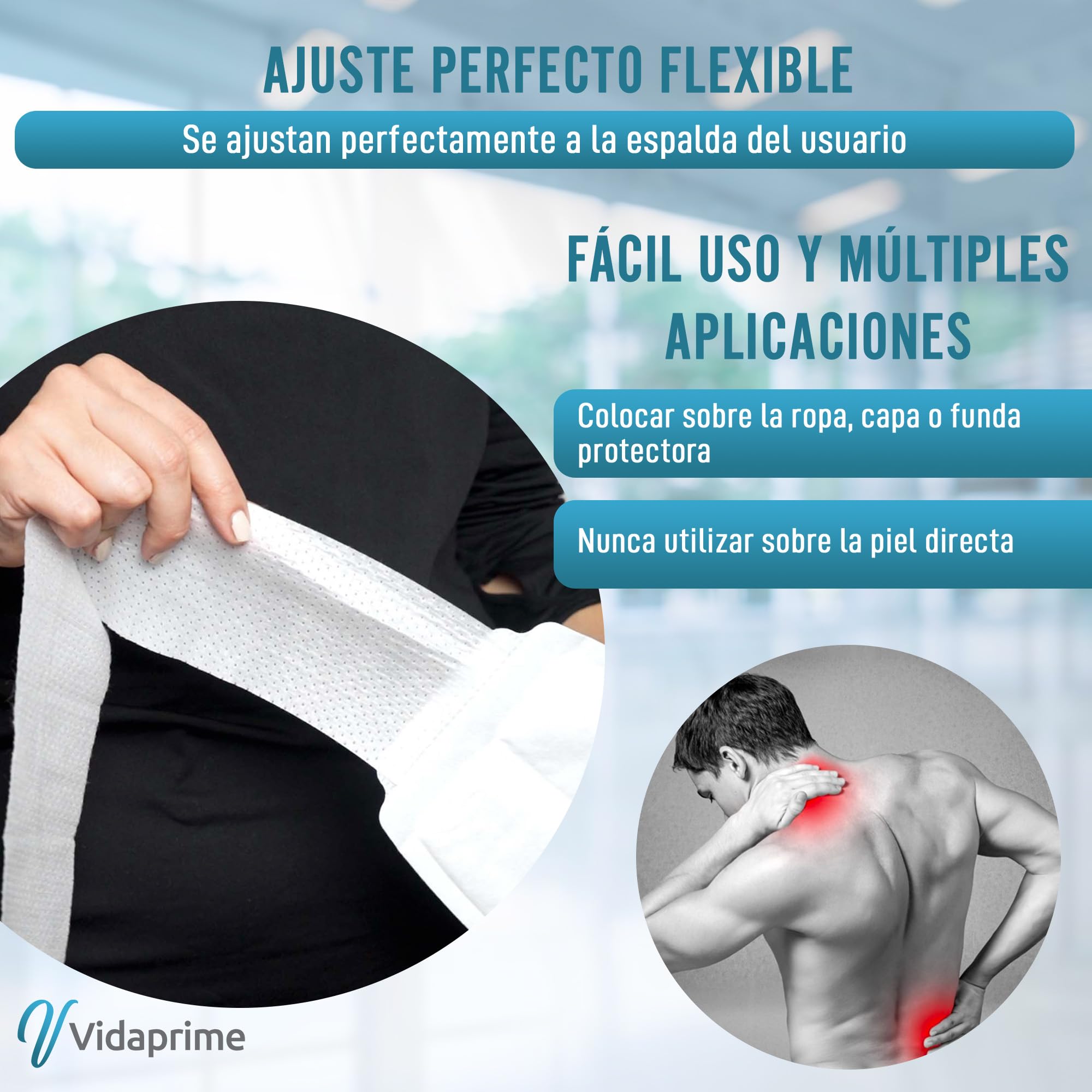 Pack x3 Łatki na ciepło lędźwiowe GŁĘBOKIE KOJĄCE - Łatki Ciepło Plecy Szyi i Ramiona - SZARKA CIEPŁA Natychmiastowa LUMBAR - Termiczne plastry na bóle mięśni