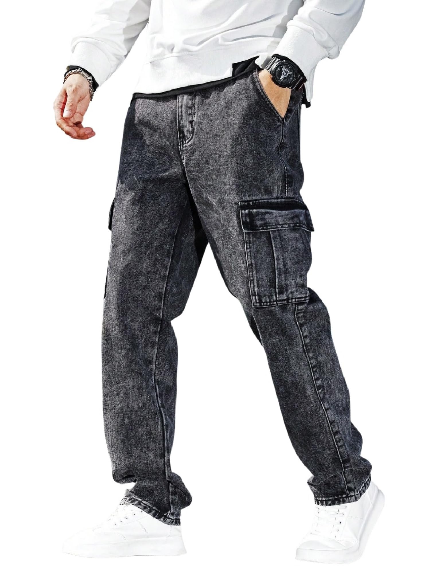 Men Jeans || Jeans for Men || Cargo Jeans (Q-04-05)