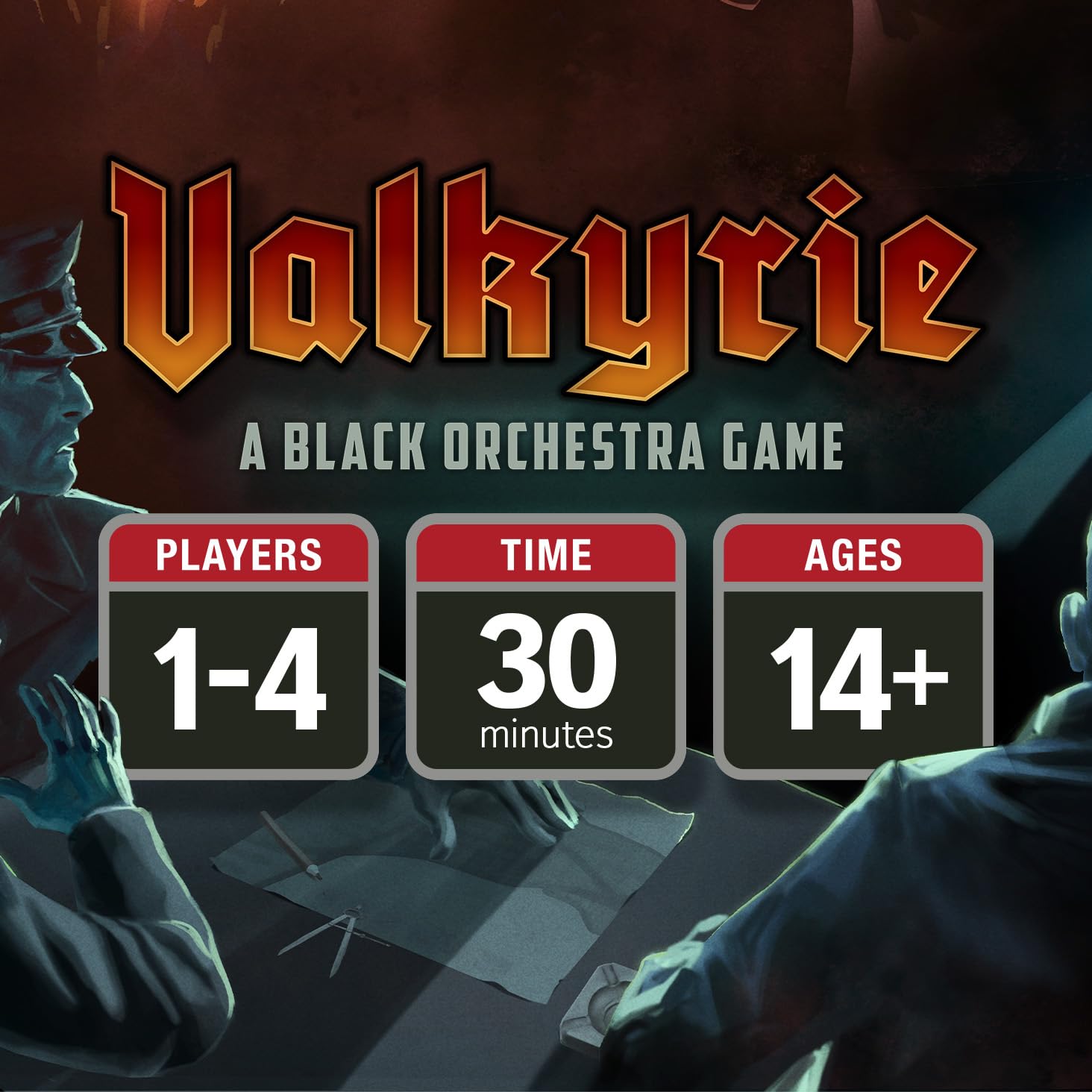 Victory Point Games | Valkyrie: A Black Orchestra Game | Gra planszowa | Wiek 14+ | 1-4 graczy | Czas gry ponad 30 minut