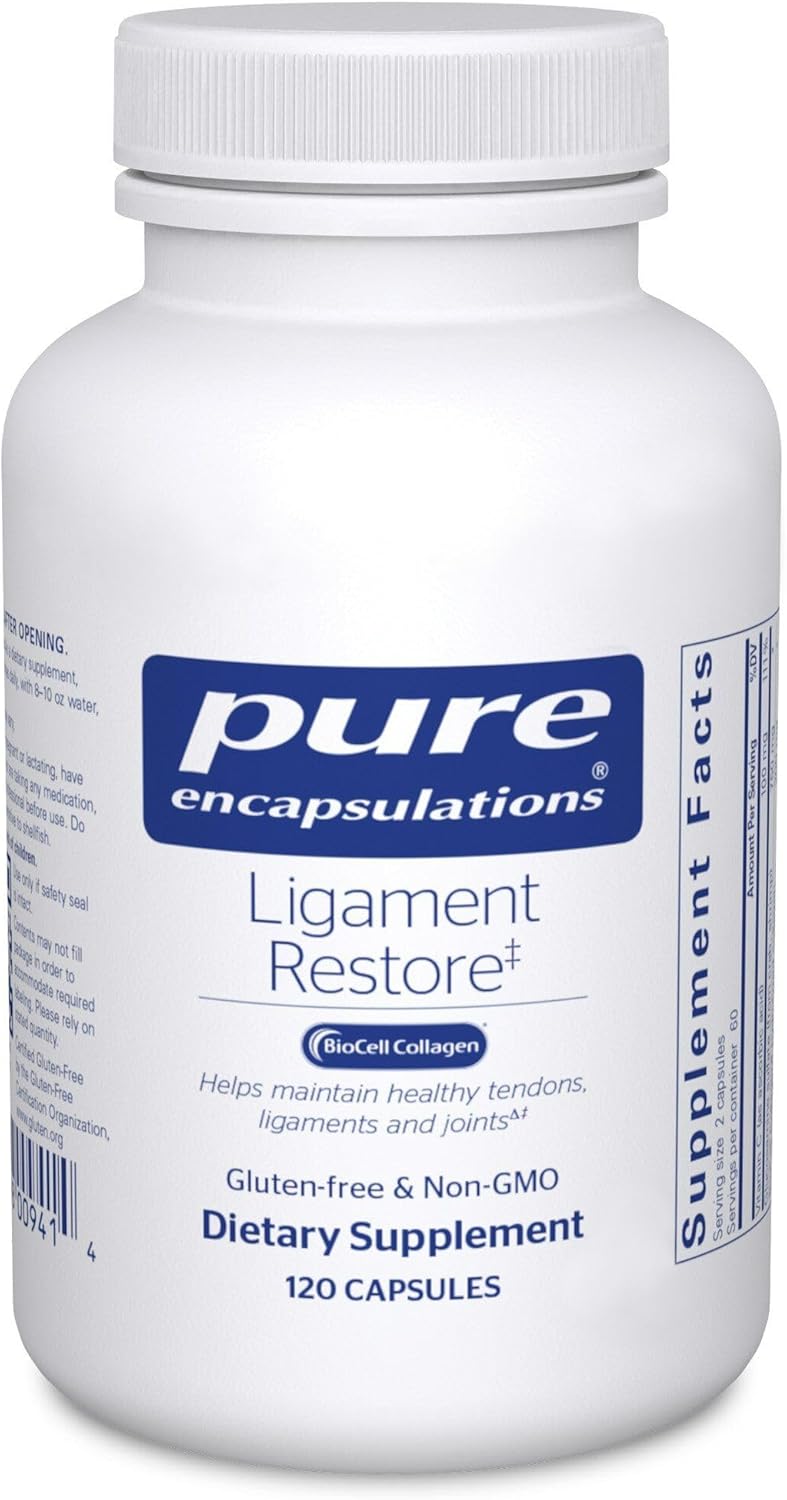 Pure Encapsulations - Ligament Restore - Dietary Supplement Helps Maintain Healthy Tendons, Ligaments and Joints - 240 Capsules Pure Encapsulations - Ligament Restore - Dietary Supplement Helps Maintain Healthy Tendons, Ligaments and Joints - 240 Capsules