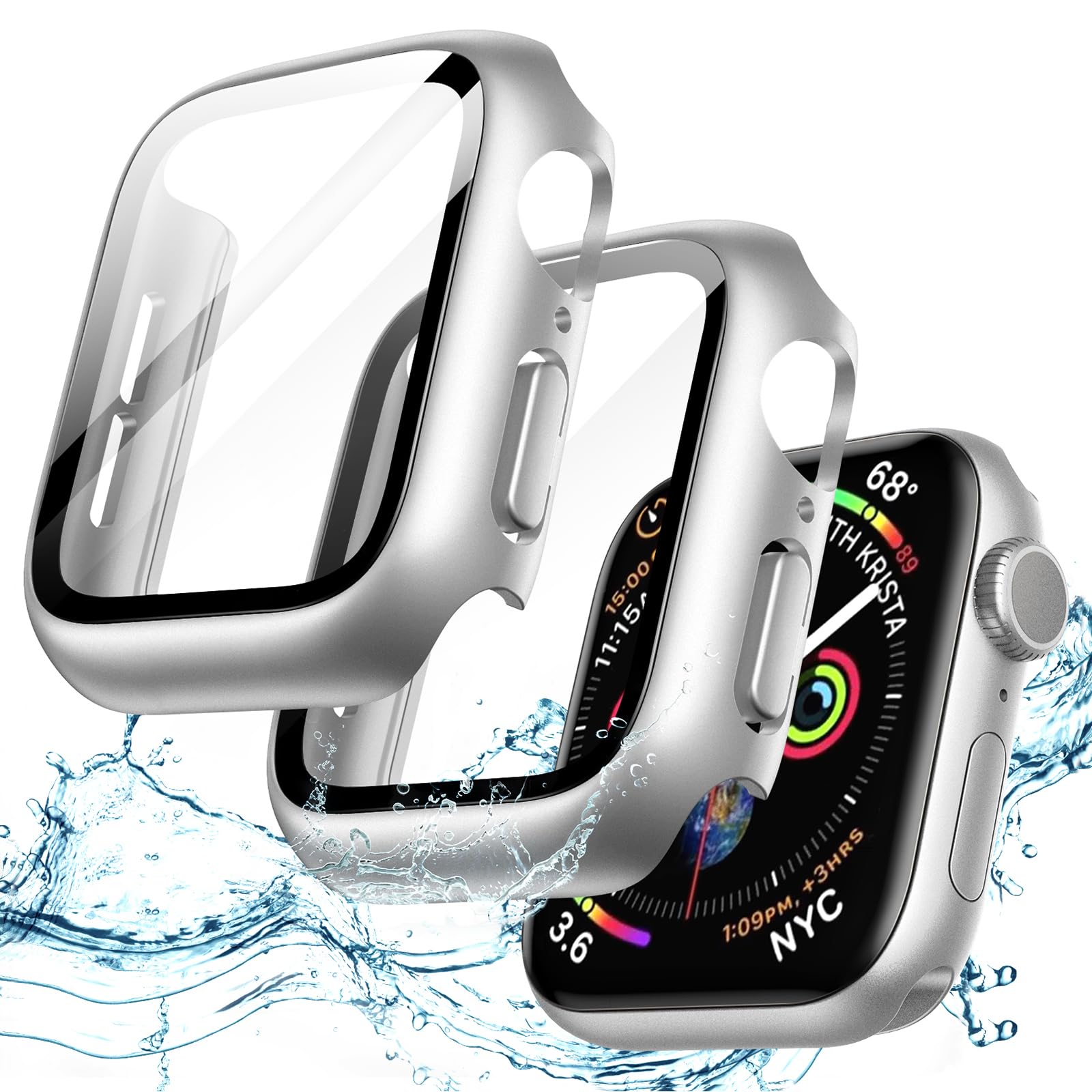 JETech Waterproof Case for Apple Watch SE 3/2/1, Series 6/5/4 44mm, Black — Amazon image 18
