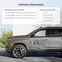 Vista 2 de YHTAUTO Regulador de Ventanilla Eléctrico Delantero del Lado del Conductor con Conjunto de Motor de 2 Pines para Ford F-150 2004-2008, Cabina