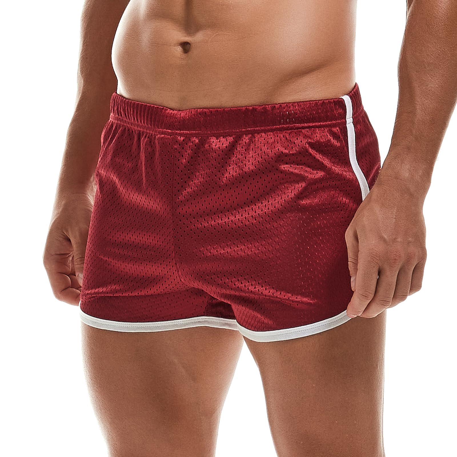 AIMPACT Short de Course pour Homme de 3 Pouces Short Sport Homme Respirant de Rugby Jogging Fitness Training Tennis