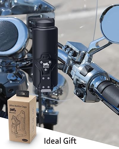 Miniatura 7 de Portavasos extragrande para motocicleta, ATV, soporte ajustable para botella de agua de 1.9 a 3.6 pulgadas, manillar universal antirrobo para