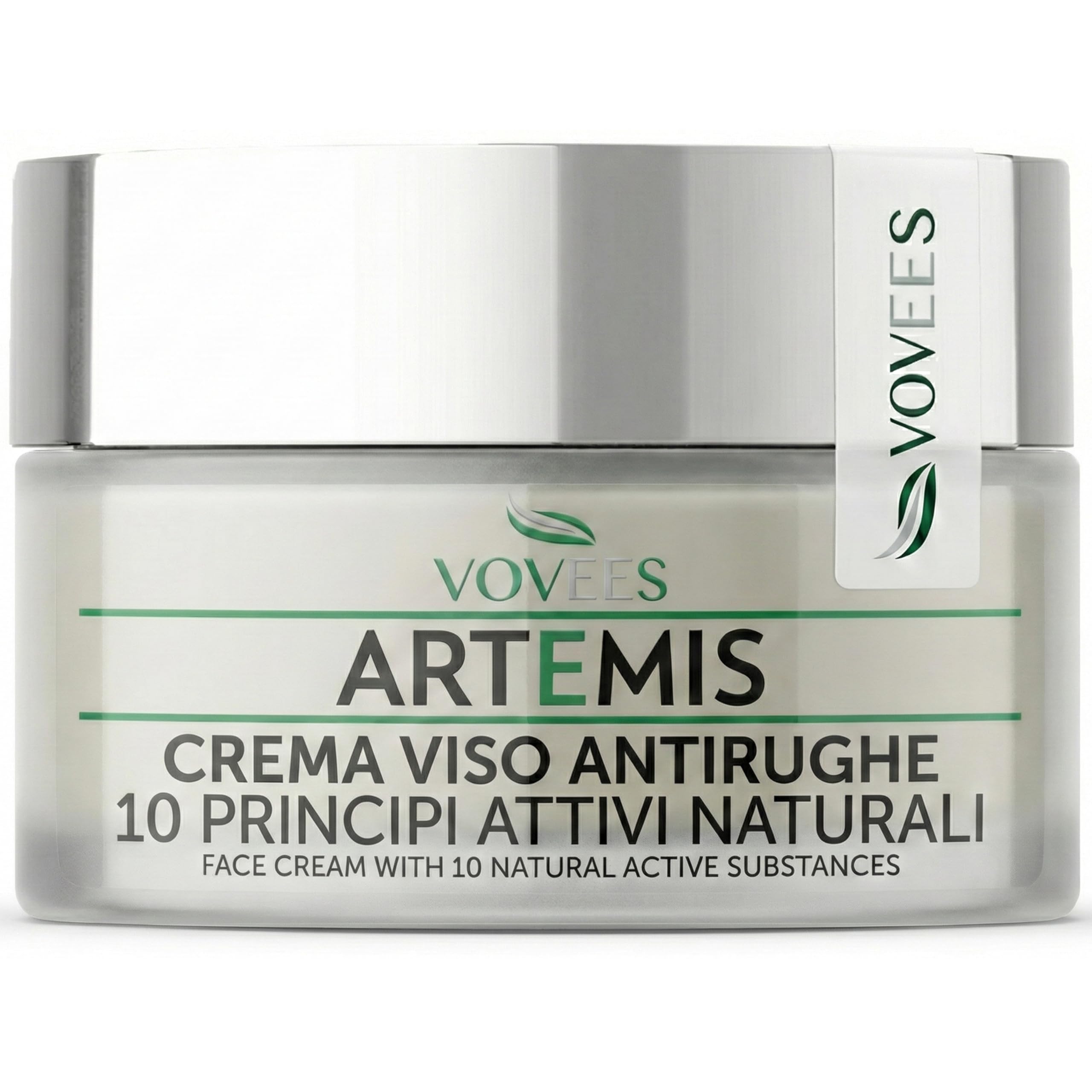 Artemis Bio Anti-Wrinkle Cream – Hyaluronic Acid & 10 Natural Actives – Day & Night Moisturiser – Dermatologically Tested – Deep Hydration, 50ml