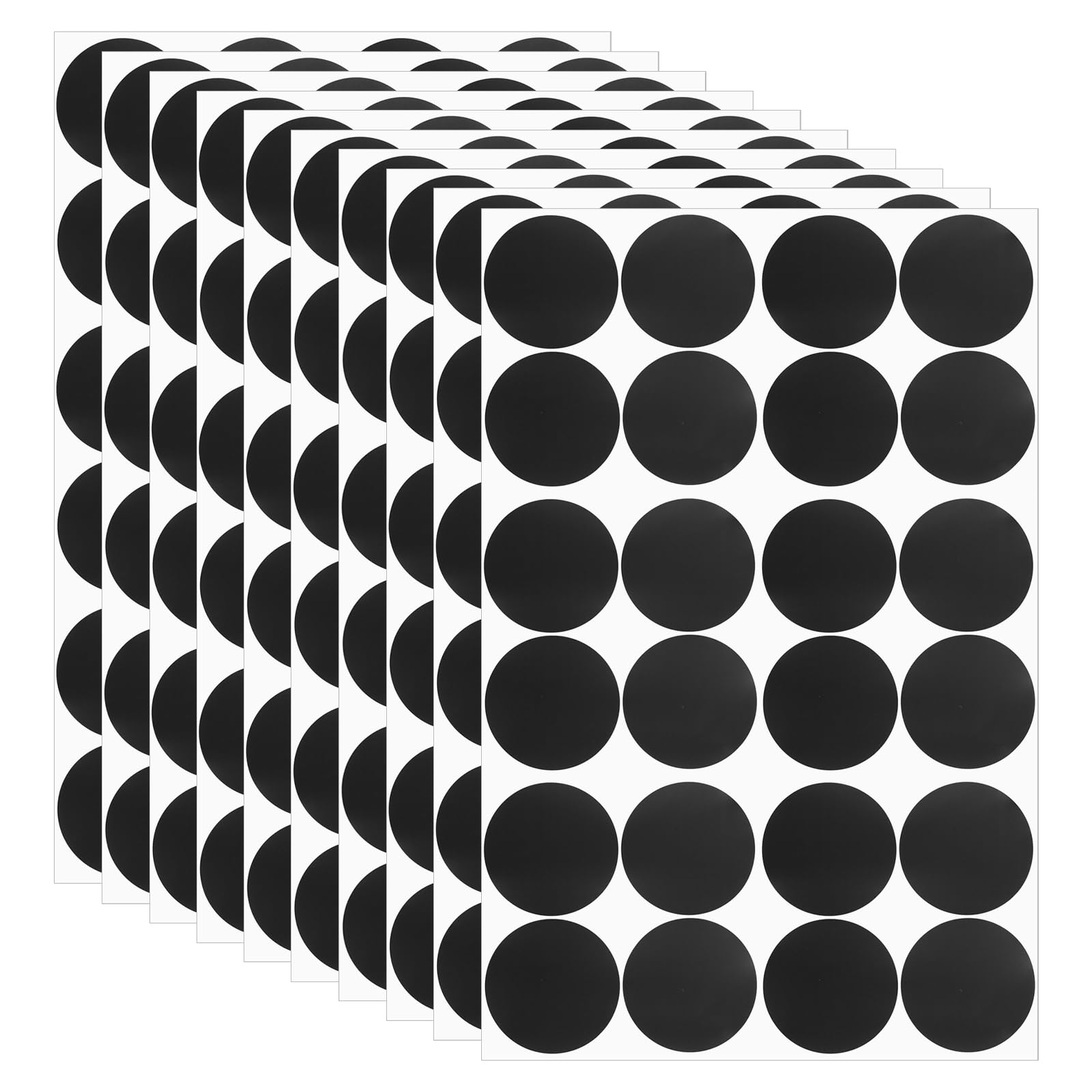 PATIKIL Round Colored Stickers 1.2"