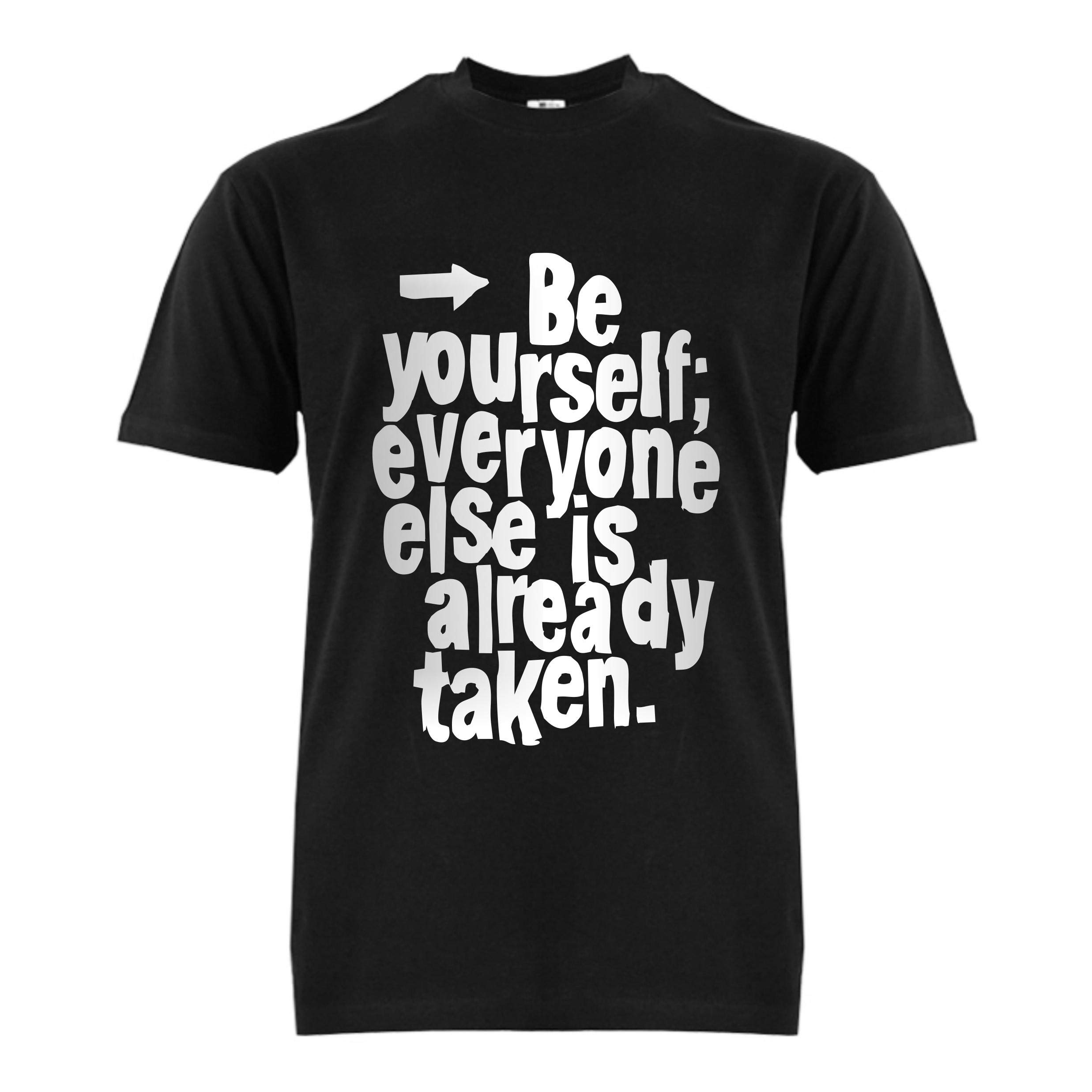 FMstylesBe Yourself Quote Unisex Tshirt FMS389