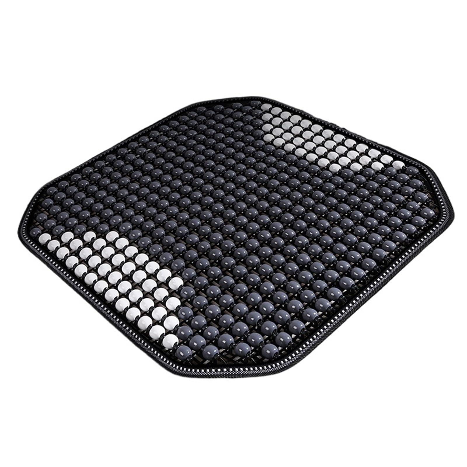 EGwvdgmb Gel Cooling Car Seat Cushion, Summer Wooden Beads Cooling Car Seat Cushion Multicolor(Grey)