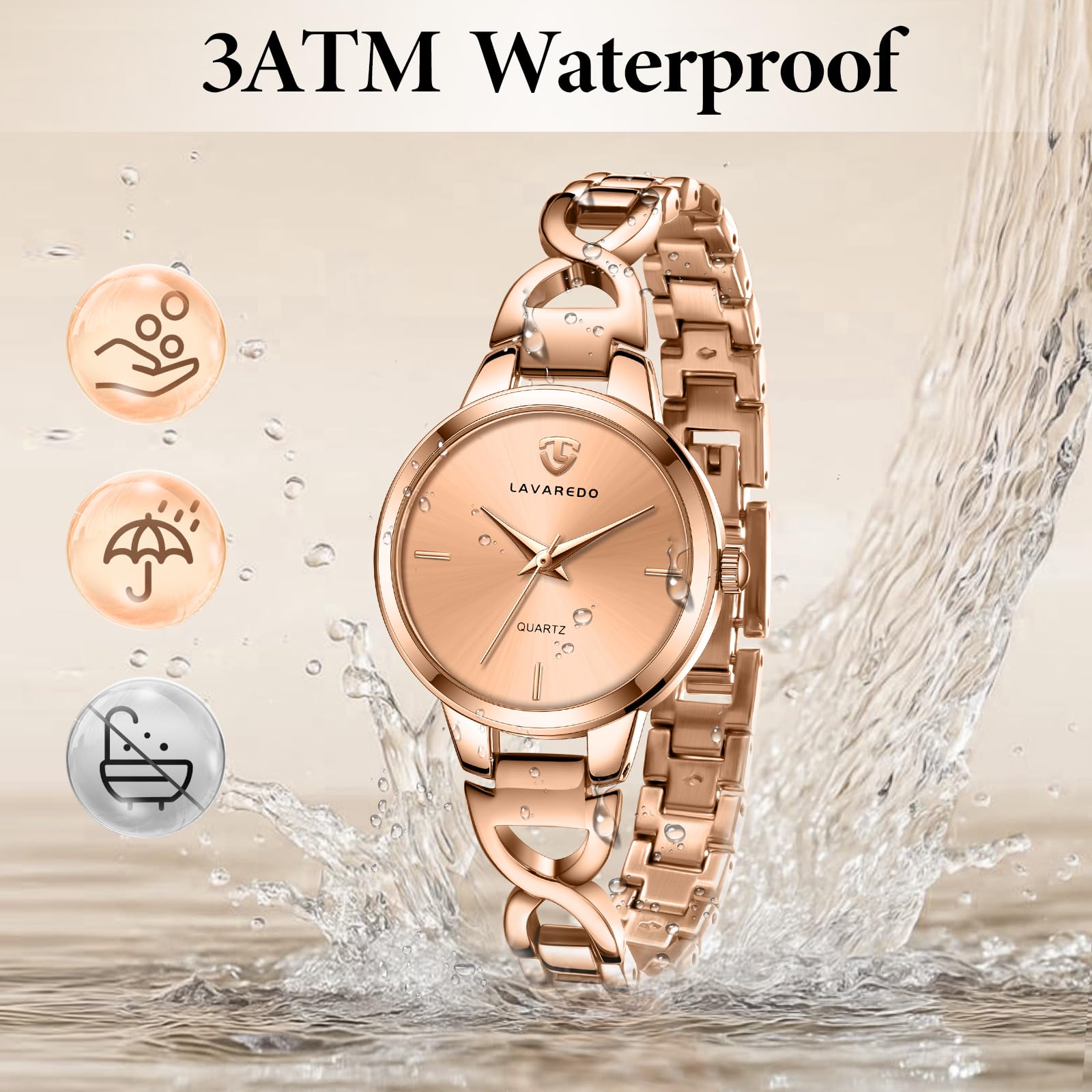 NN BEN NEVIS L6680R-RoseGold - Reloj para mujer fabricado en China